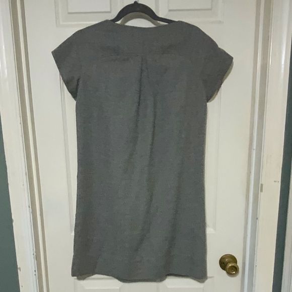 Generra Dark Academia Lined “Pewter” Wool Dress Size 6 - Picture 9 of 15